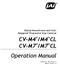 CV-M4 + /M4 + CL CV-M7 + /M7 + CL Operation Manual