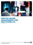 Service-Aware. end to end LTE Application Note