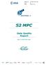 S2 MPC Data Quality Report Ref. S2-PDGS-MPC-DQR