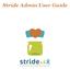 Stride Admin User Guide