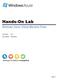 Hands-On Lab. Windows Azure Virtual Machine Roles. Lab version: Last updated: 12/14/2010. Page 1