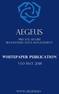 Prelude. The notes within this Whitepaper publication are intended to formally document the concepts and features of the Aegeus cryptocurrency.