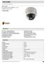 GXD-1610M/IR. Art-Nr Main Features. Specifications. GXD-1610M/IR 1/3 Network Dome, Fixed, Day&Night, mm, 1280x960, IR LED, PoE, ONVIF