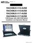 RACKMUX Series. RACKMUX-V15-4USB RACKMUX-V15-8USB RACKMUX-V17-4USB RACKMUX-V17-8USB KVM Drawer with USB KVM Switch Installation and Operation Manual