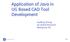 Application of Java in UG Based CAD Tool Development. Xuefeng Zhang GE Global Research Niskayuna, NY