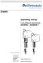 English. Operating manual. 3-axis ultrasonic anemometers HD2003 HD Keep for future reference. Companies / Brands of GHM