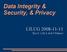 Data Integrity & Security, & Privacy