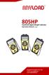 805HP. Handheld Digital Weight Indicator Operations Manual (V1612) Anyload Transducer Co. Ltd Website: