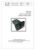SPECIFICATION. Manual Card Reader MANUAL CARD READER PRODUCT SPECIFICATION