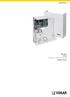 Installer Manual. By-alarm zone 230 V~ 50/60 Hz control panel Installation Manual