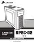 SPEC-02 CARBIDE SERIES MID-TOWER GAMING CASE INSTALLATION GUIDE