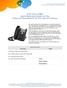 AT&T Voice DNA Quick Reference Guide for the Polycom SoundPoint IP 321 and 331 Phones