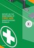 REPORT ON THE MONITORING OF FIRST AID QUALIFICATIONS IN WALES