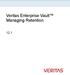 Veritas Enterprise Vault Managing Retention 12.1