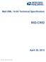 Mail.XML 14.0A Technical Specification MID-CRID. April 29, MID_CRID-14.0A-R22 Ed 3.0 Chg 0.docx