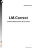 Operation Manual. LM-Correct. Loudness Measurement & Correction NUGEN Audio