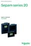 Electrical network protection. Sepam series 20. User s manual 10/2009