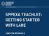 SPPEXA TEACHLET: GETTING STARTED WITH L4RE CARSTEN WEINHOLD