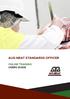 AUS-MEAT STANDARDS OFFICER ONLINE TRAINING USERS GUIDE