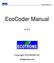 EcoCoder Manual V EcoCoder Manual V Copyright ECOTRONS LLC. All Rights Reserved