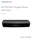 AC1200 WiFi Gigabit Router with Voice