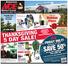THANKSGIVING 5 DAY SALE! FRIDAY ONLY! LOT NOW OPEN! Freshly Cut Trees & Wreaths. November 27, 2015 SAVE 50 % on any one regular-priced item under $ 30