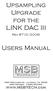 Upsampling Upgrade for the LINK DAC III Rev #7 (3/2006) Users Manual