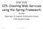 C25: Creating Web Services using the Spring Framework
