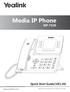 Media IP Phone SIP-T52S
