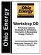Ohio Energy. Workshop DD. Financing Options Available for Efficiency, Alternative & Renewable Energy Products