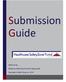 Submission Guide. Clarity Group. Healthcare SafetyZone Portal Training Guide