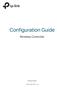 Configuration Guide. Wireless Controller AC50/AC REV 1.0.0
