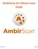 AmbirScan for Athena User Guide
