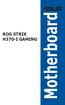 ROG STRIX H370-I GAMING. Motherboard