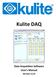 Kulite DAQ. Data Acquisition Software User s Manual. Version 3.2.0