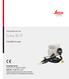 Leica EG F. Heatable forceps. Instructions for Use