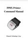PP8X Printer Command Manual