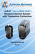 -Txx (JA66/JA67) Wireless Intercom System with Transceiver Connection