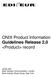 ONIX Product Information Guidelines Release 2.0 <Product> record