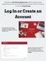 Log In or Create an Account