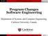 Program Changes Software Engineering