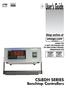 User s Guide. CSi8DH SERIES. Benchtop Controllers. Shop online at. omega.com   For latest product manuals: omegamanual.
