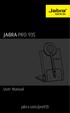 JABRA PRO 935. User Manual. jabra.com/pro935