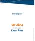 ClearPass and IntroSpect Integration Guide. IntroSpect. Integration Guide. ClearPass. ClearPass and IntroSpect - Integration Guide 1