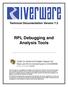 Technical Documentation Version 7.3 RPL Debugging and Analysis Tools
