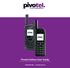 Pivotel Iridium User Guide If you require further assistance contact Pivotel Customer Care on