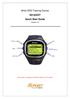 Wrist GPS Training Device GH-625XT Quick Start Guide