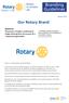 Branding Guidelines. Our Rotary Brand. District Rotary in London UK