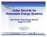 Cyber Security for Renewable Energy Systems