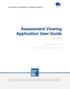 Assessment Viewing Application User Guide